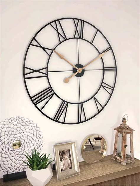 large skeleton wall clock 80cm.